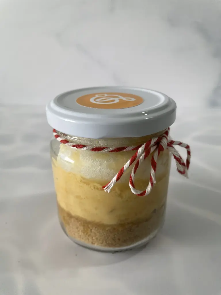 Pie de Limón frasco de vidrio