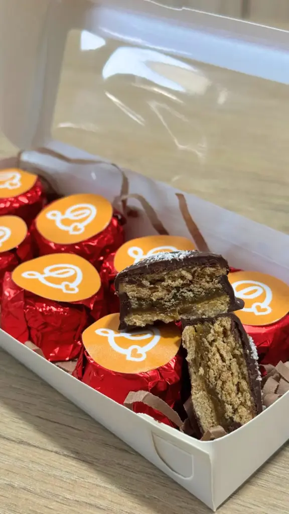 Alfajor Bombon de pistacho x 8 unid