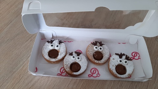 Alfajores Navideños 4 unidades