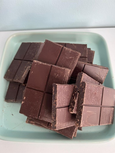 Cacao al 80 % en Tabletas  250 gr  